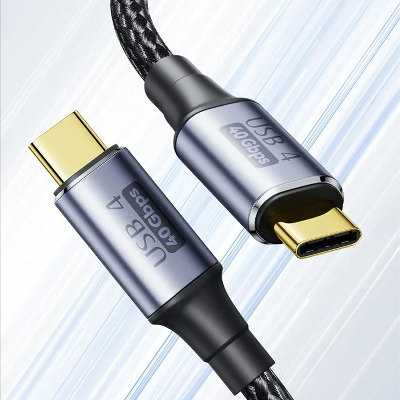 ¿Qué tan fuerte es el cable DTECH USB4 con todas las funciones? ¡Es a la vez una línea de carga rápida! ¡También es una línea de datos de transmisión de alta velocidad! O cable de proyección ultra claro.