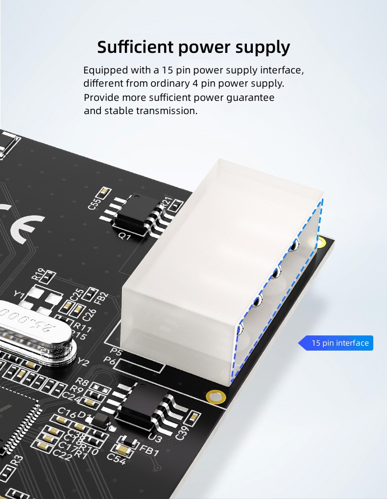 HUB PCI-E a USB3.0 de 4 puertos