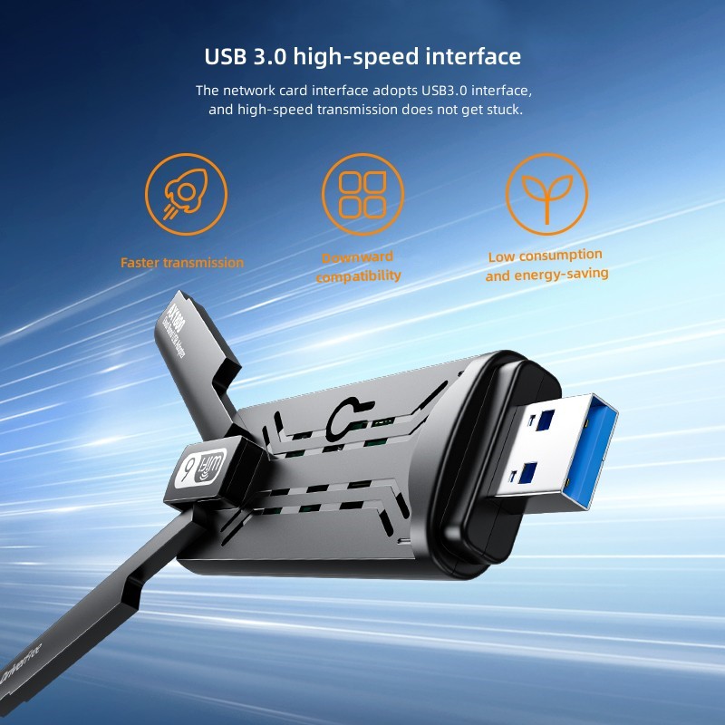 Adaptador USB de doble banda 1800M