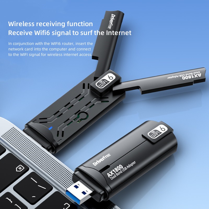 Adaptador USB de doble banda 1800M