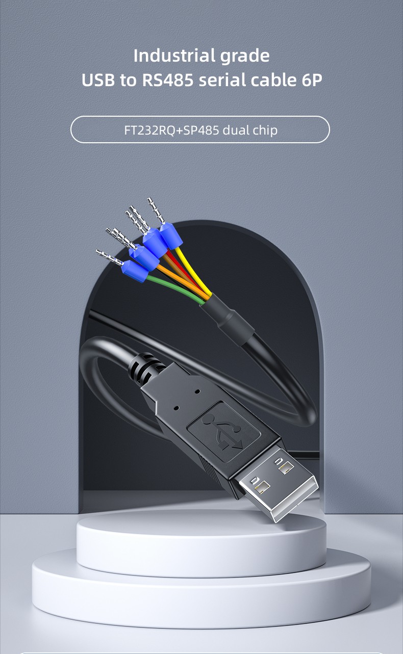 Cable terminal USB a RS485 serie 6P