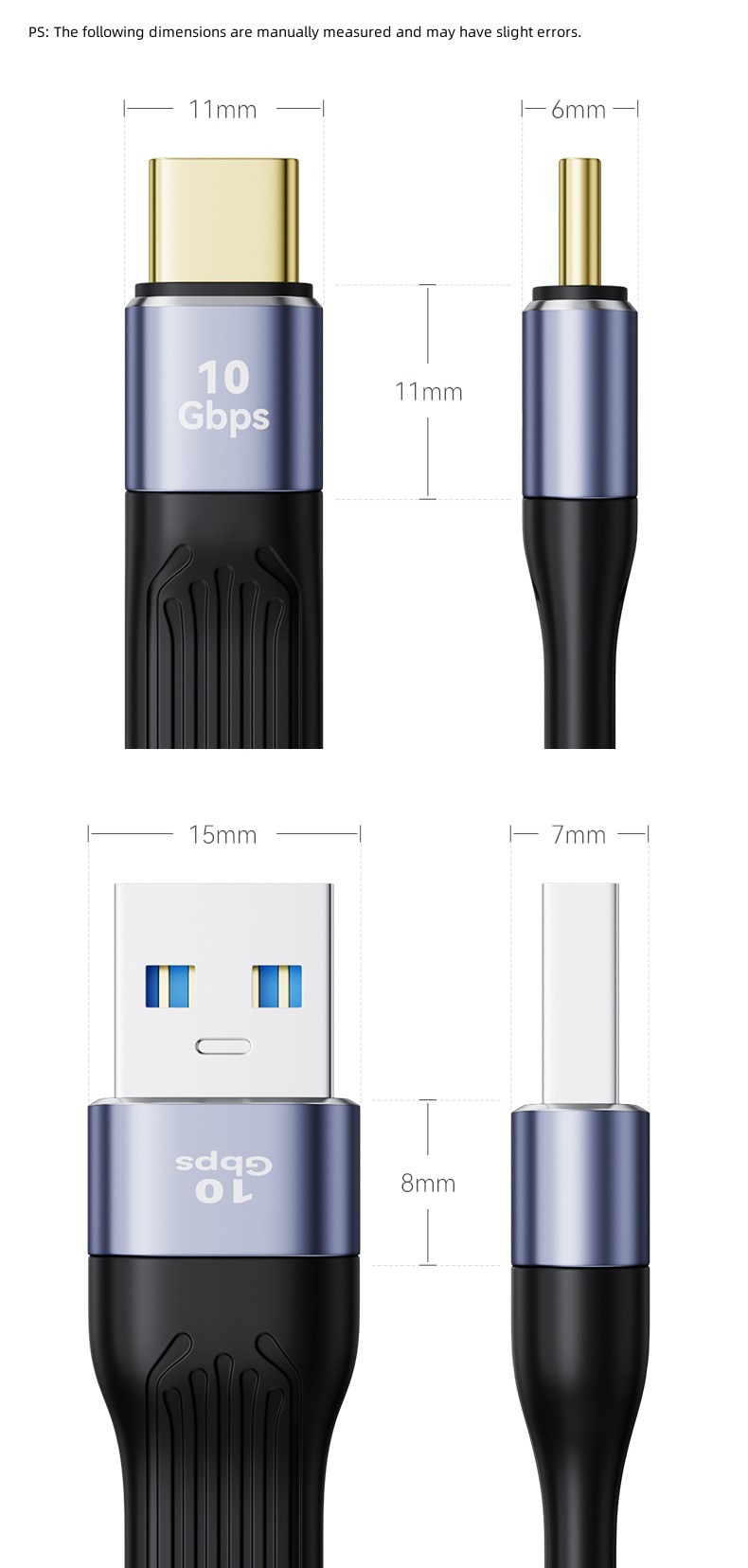 Cable de datos multifuncional USB3.1