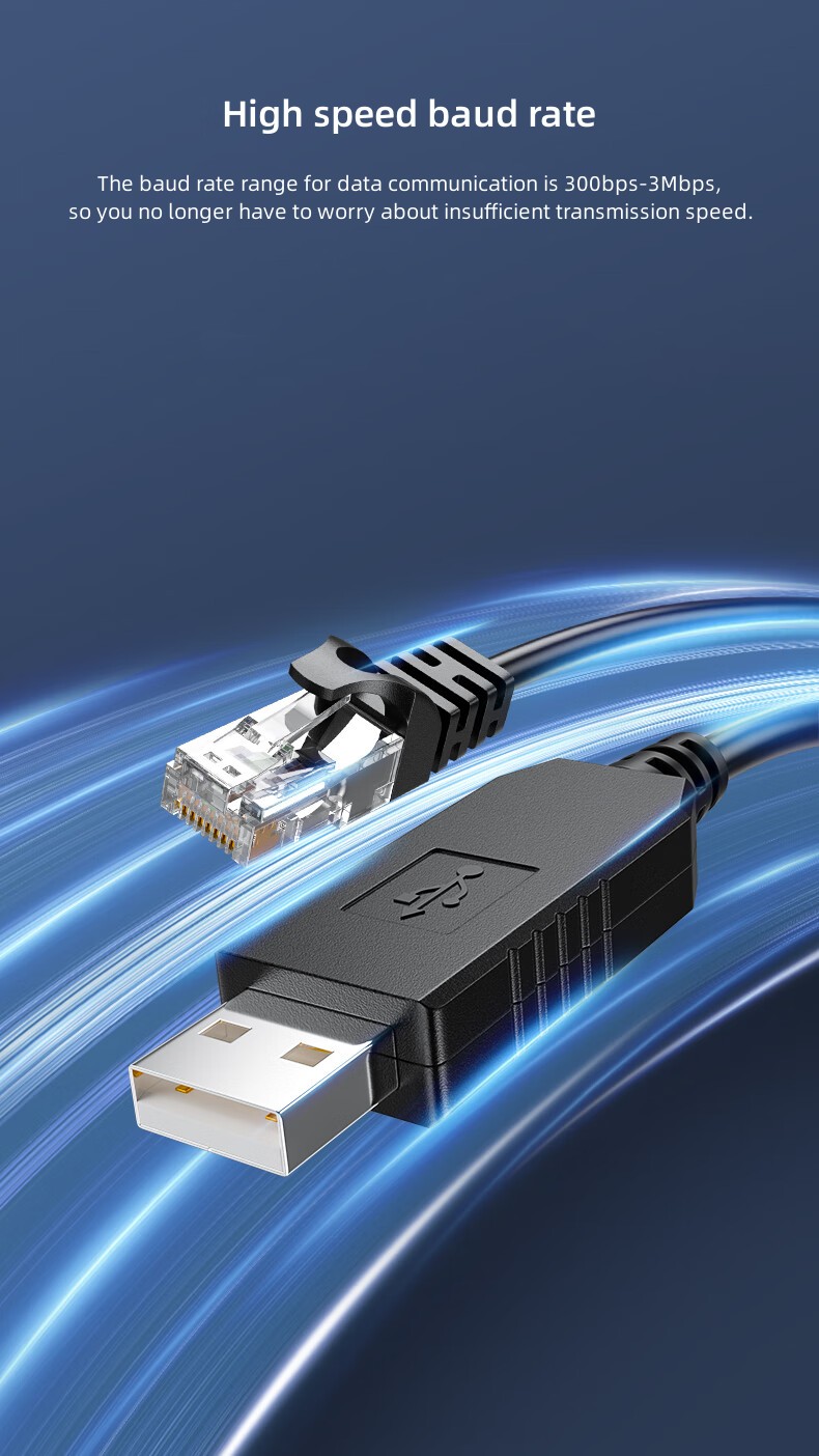 Cable serie USB a RJ45 RS485