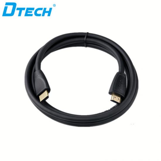 más vendido dtech dt-hf003 hdmi 19 + 1 cable de video hd de cobre puro 1,5 m negro