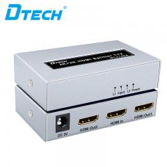 Hot Selling DTECH DT-7142A 4Kx2K HDMI SPLITTER 1x2
