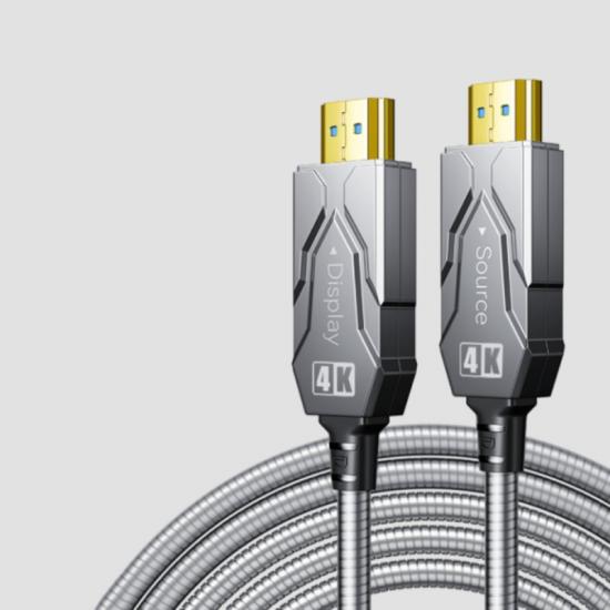 Cable de fibra óptica blindado 4K