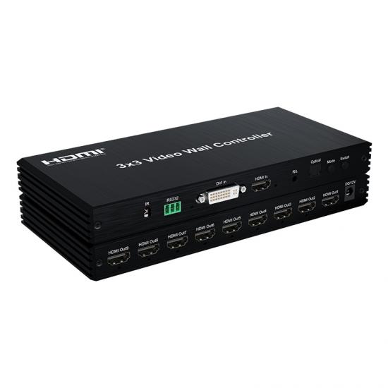 Controlador de pared de vídeo HDMI 3x3