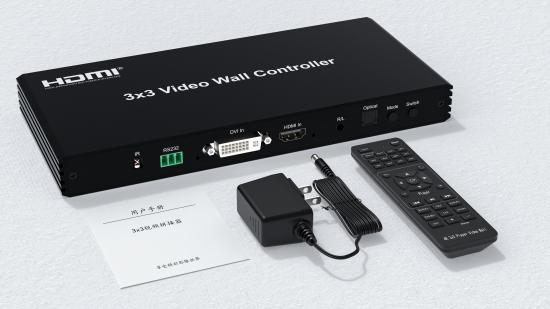 Controlador de pared de video HDMI 3x3