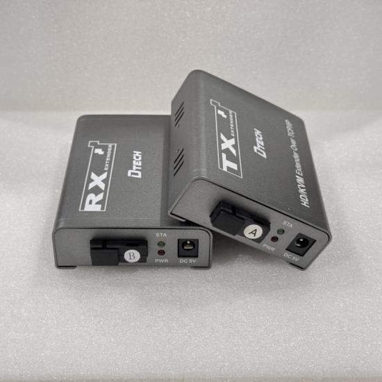 dtech dt-7059a extensor de fibra óptica hdmi 20 km productores
