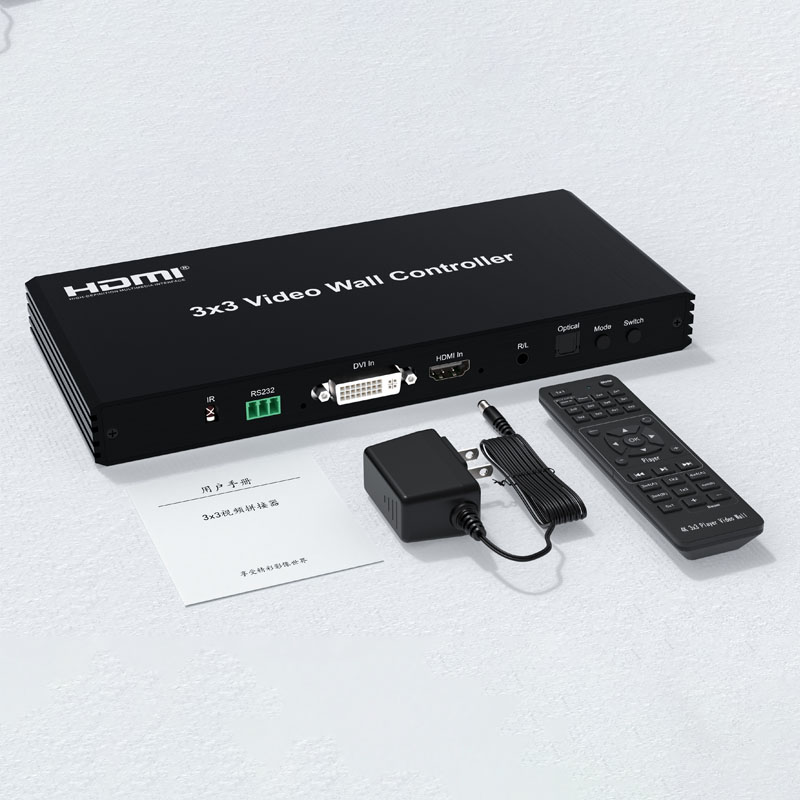 Controlador de pared de video DTech 3x3