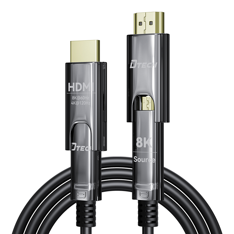 ¿Cuáles son las diferencias entre los cables HDMI de fibra óptica y los cables HDMI convencionales?