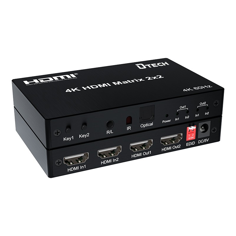 HDMI Matrix 2-in 2-out ayuda a la experiencia multimedia